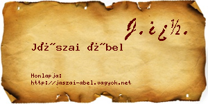 Jászai Ábel névjegykártya